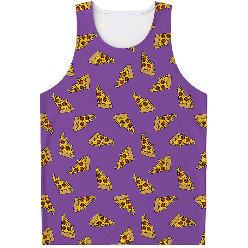 Cute Pepperoni Pizza Tank Top  - 3D Printing In Food 评论和价格
