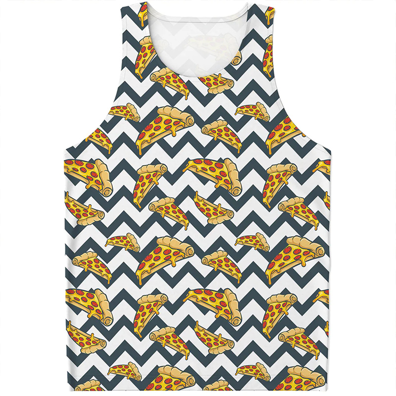 Cute Pepperoni Pizza Tank Top  - 3D Printing In Food 评论和价格