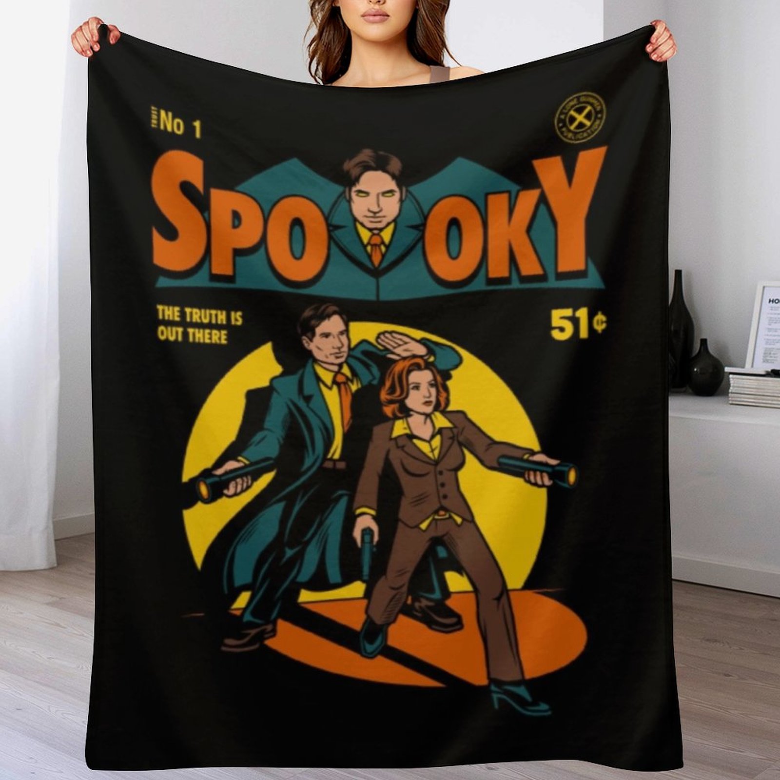 X Files, Spooky Comic Throw Bl - 3D Printing File Free 评论和价格