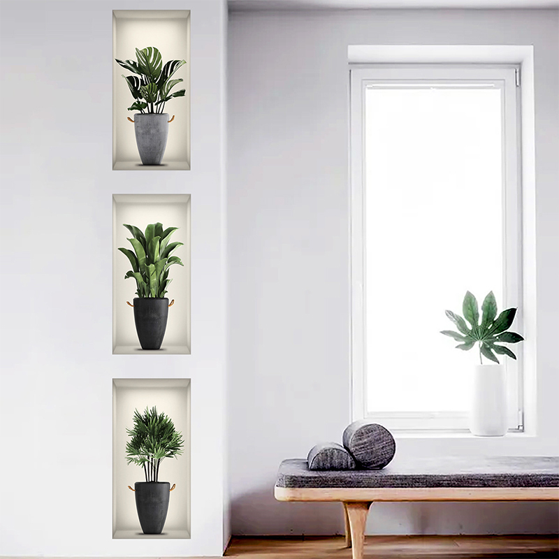 3 Sheets Green Plant Potted Pl - 3D Printing Vase 评论和价格