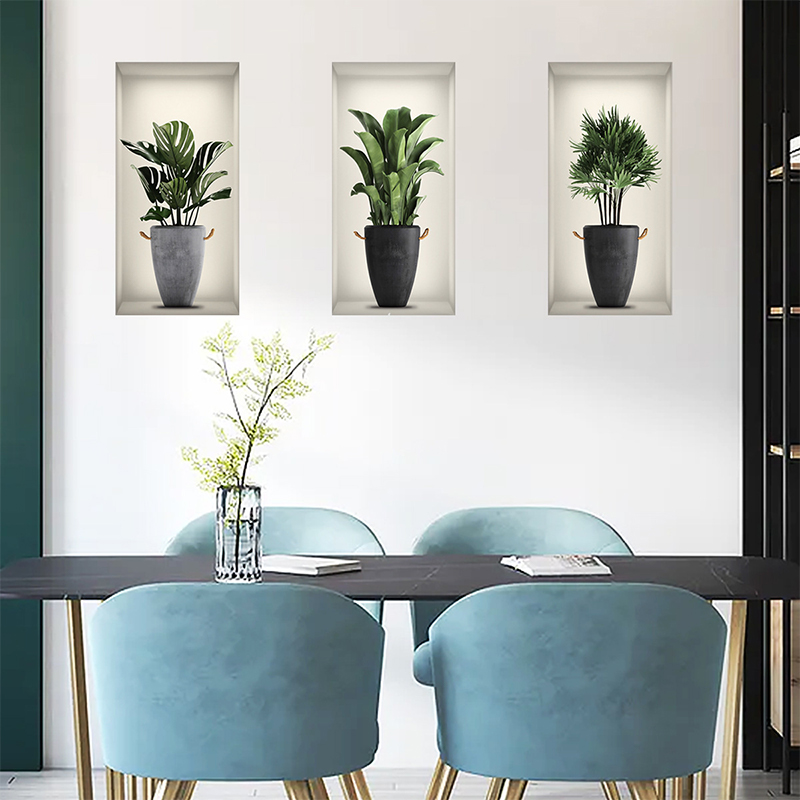 3 Sheets Green Plant Potted Pl - 3D Printing Vase 评论和价格