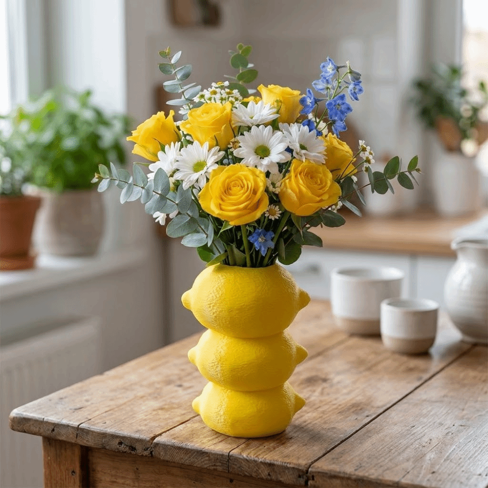 Fashion 3D Printing Lemon Vase - 3D Printing Vase 评论和价格