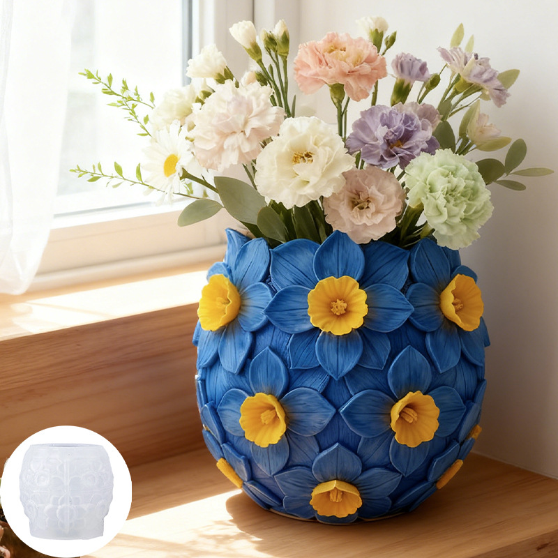 3D Flower Vase Silicone Mold L - 3D Printing Vase 评论和价格