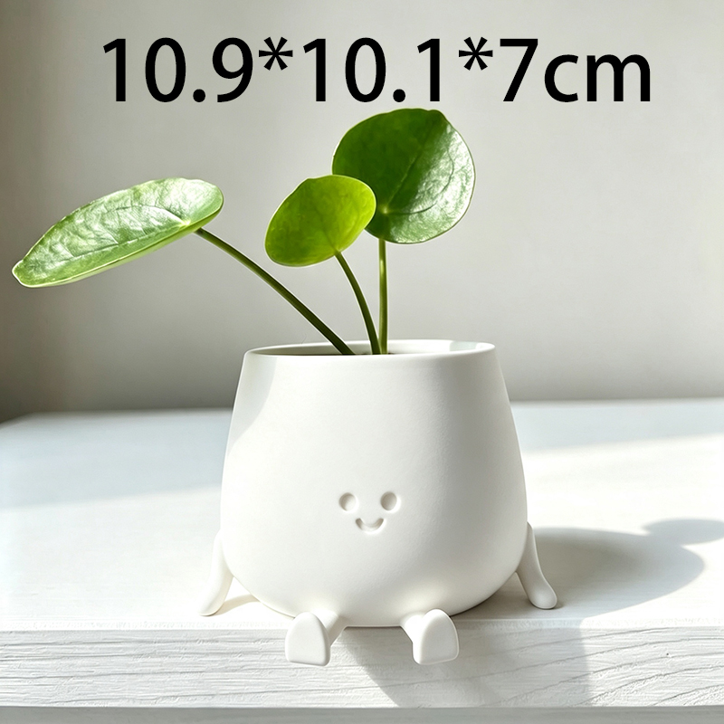 3D Printed Cute Smiley Face Pl - 3D Printing Vase 评论和价格