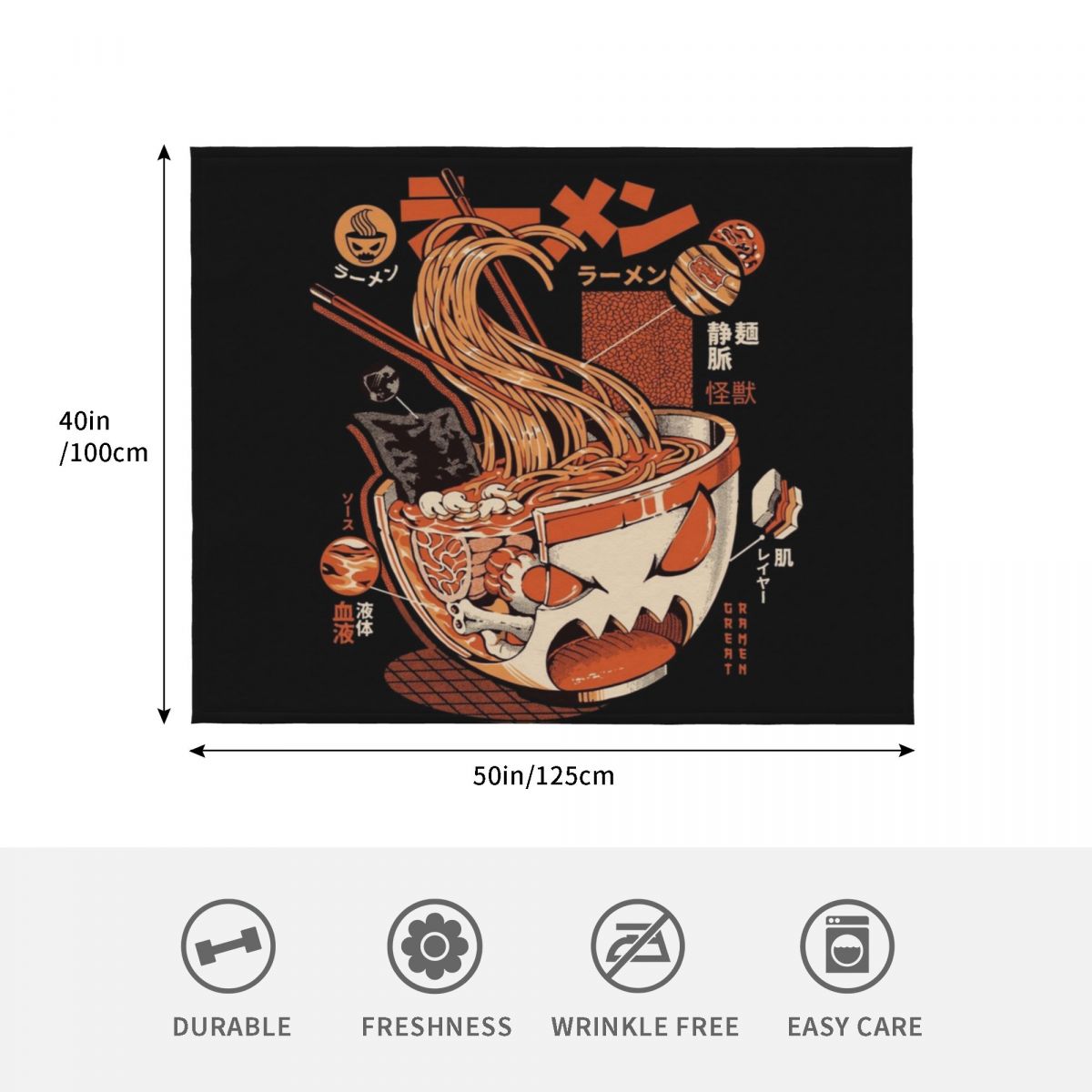 Black X-ray Great Ramen! Throw - 3D Printing X Ray 评论和价格