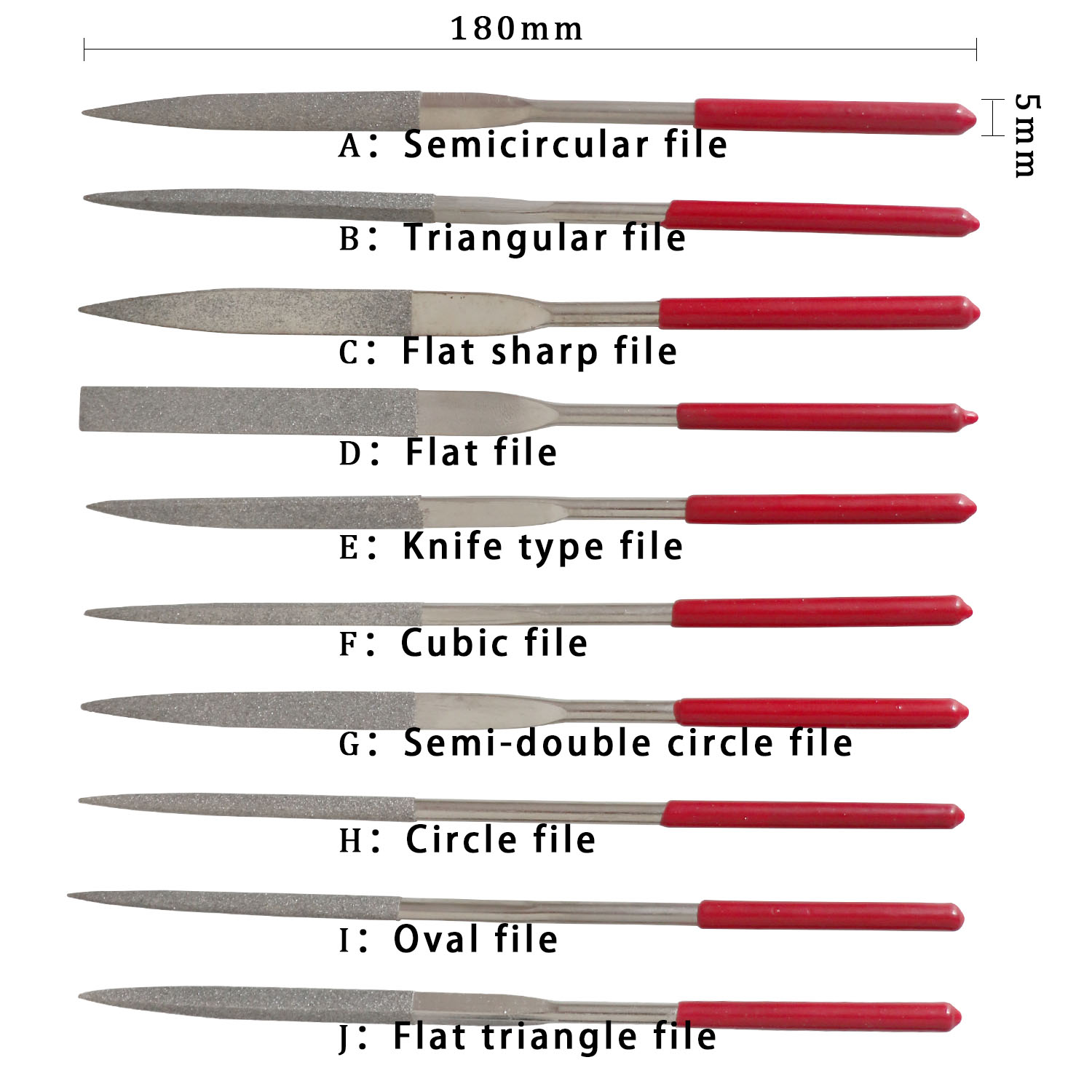 10Pcs Diamond Needle File Set  - 3D Printing File Free 评论和价格