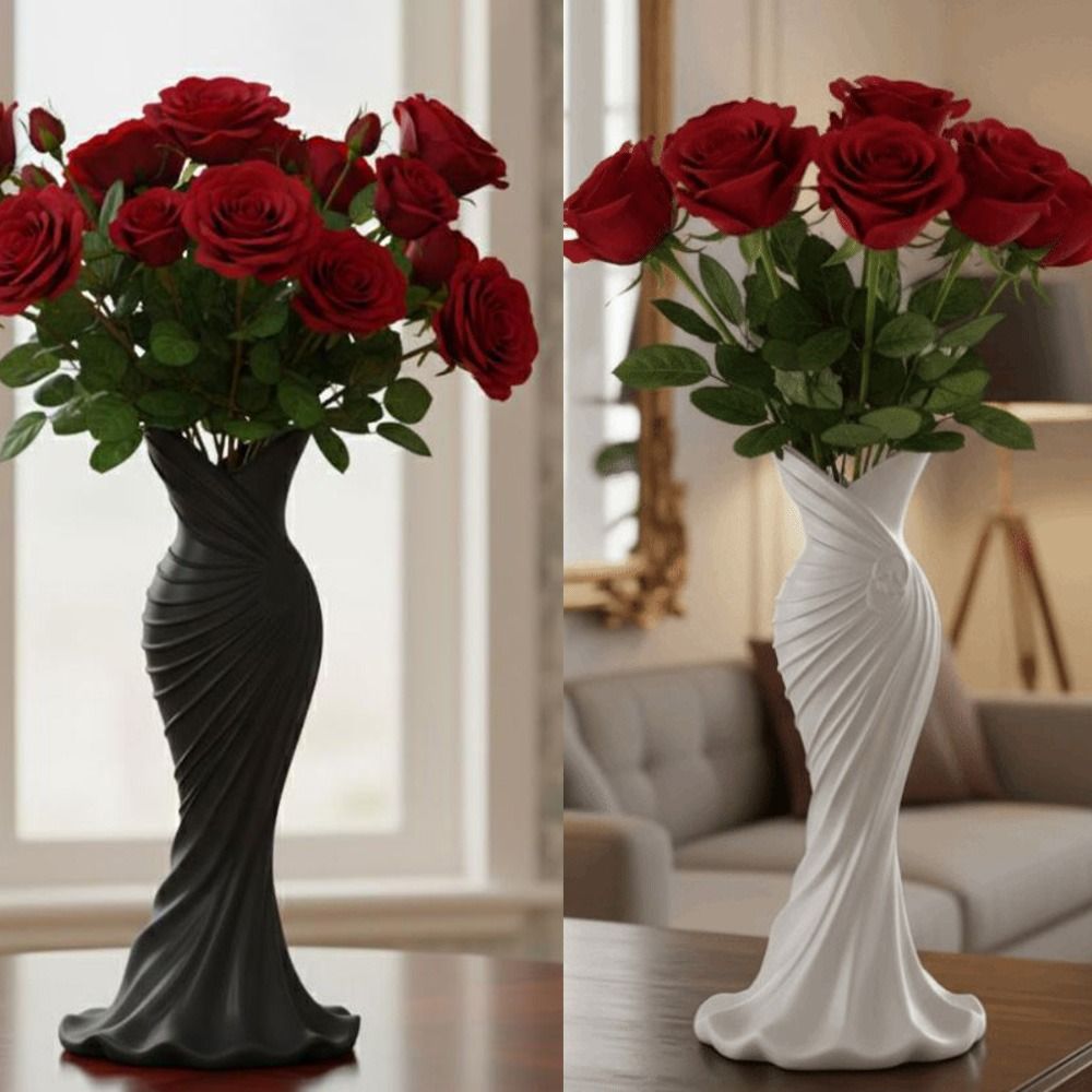 Gown-Shaped 3D Printed Flower  - 3D Printing Vase 评论和价格