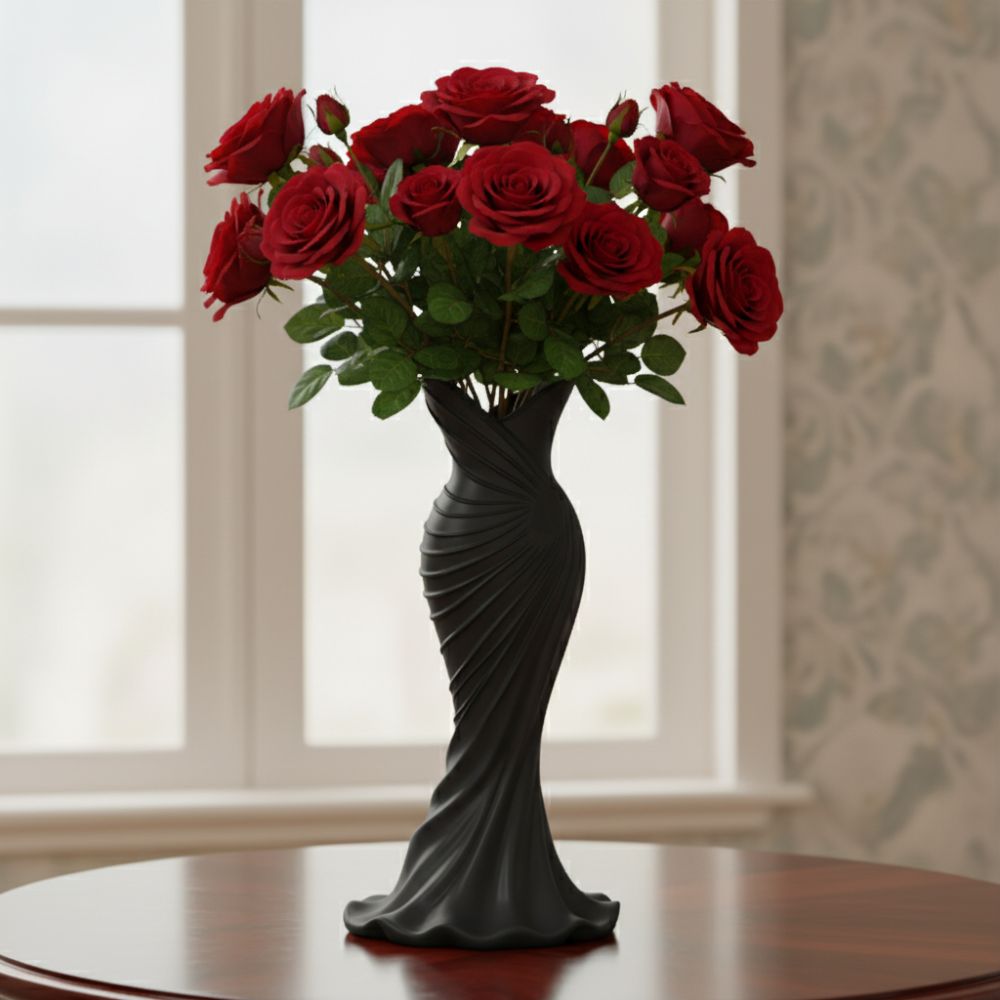 Gown-Shaped 3D Printed Flower  - 3D Printing Vase 评论和价格
