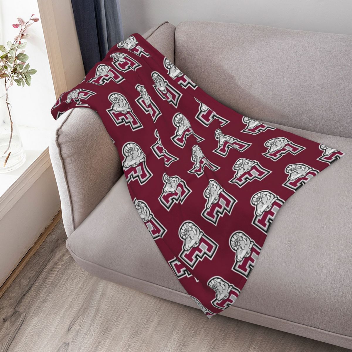 The Fordham Icon Throw Blanket - 3D Printing Icon 评论和价格