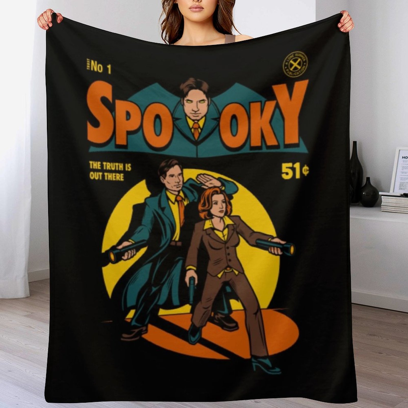 X Files, Spooky Comic Throw Bl - 3D Printing File Free 评论和价格