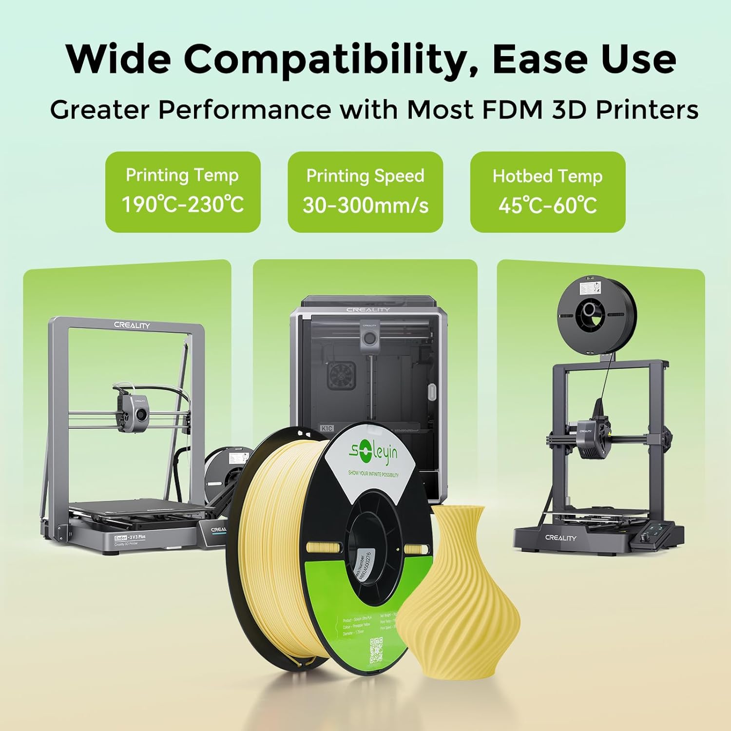 Creality Premium PLA 3D Printe - 3D Printing Result 评论和价格