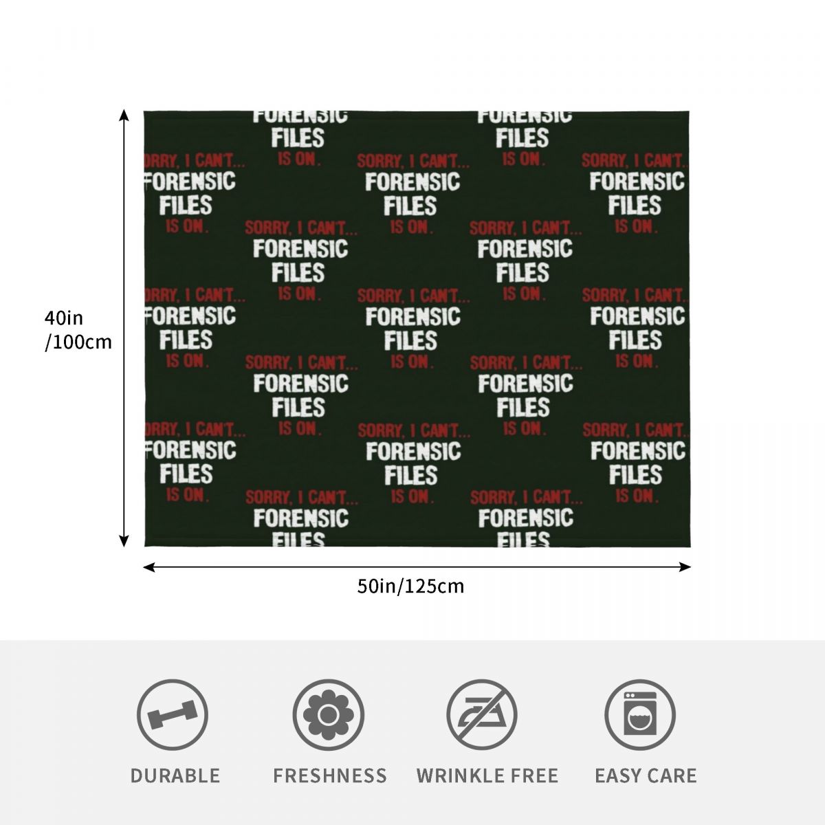 Sorry I Cant Forensic Files Is - 3D Printing File Free 评论和价格