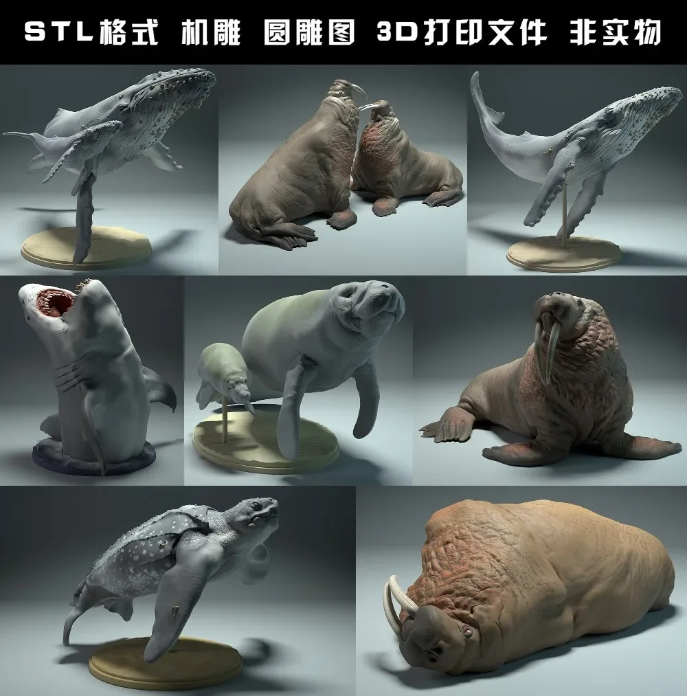 animals, polar bear, takin, wo - 3D Printing File Free 评论和价格