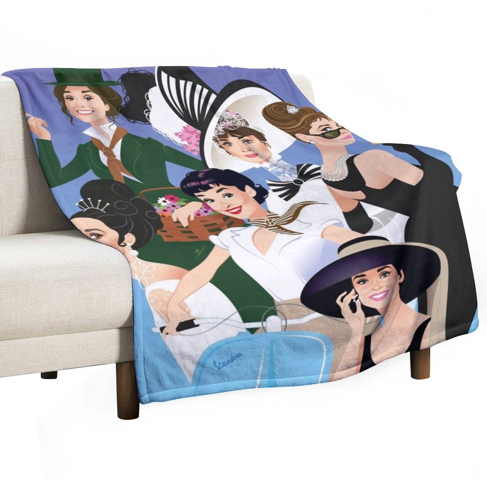 Style Icon Throw Blanket Blank - 3D Printing Icon 评论和价格