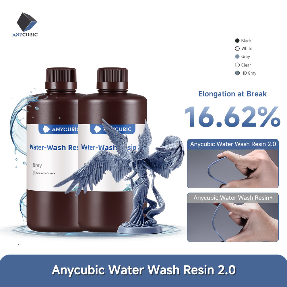 ANYCUBIC Water-Wash Resin For  - 3D Printing House Machine 评论和价格