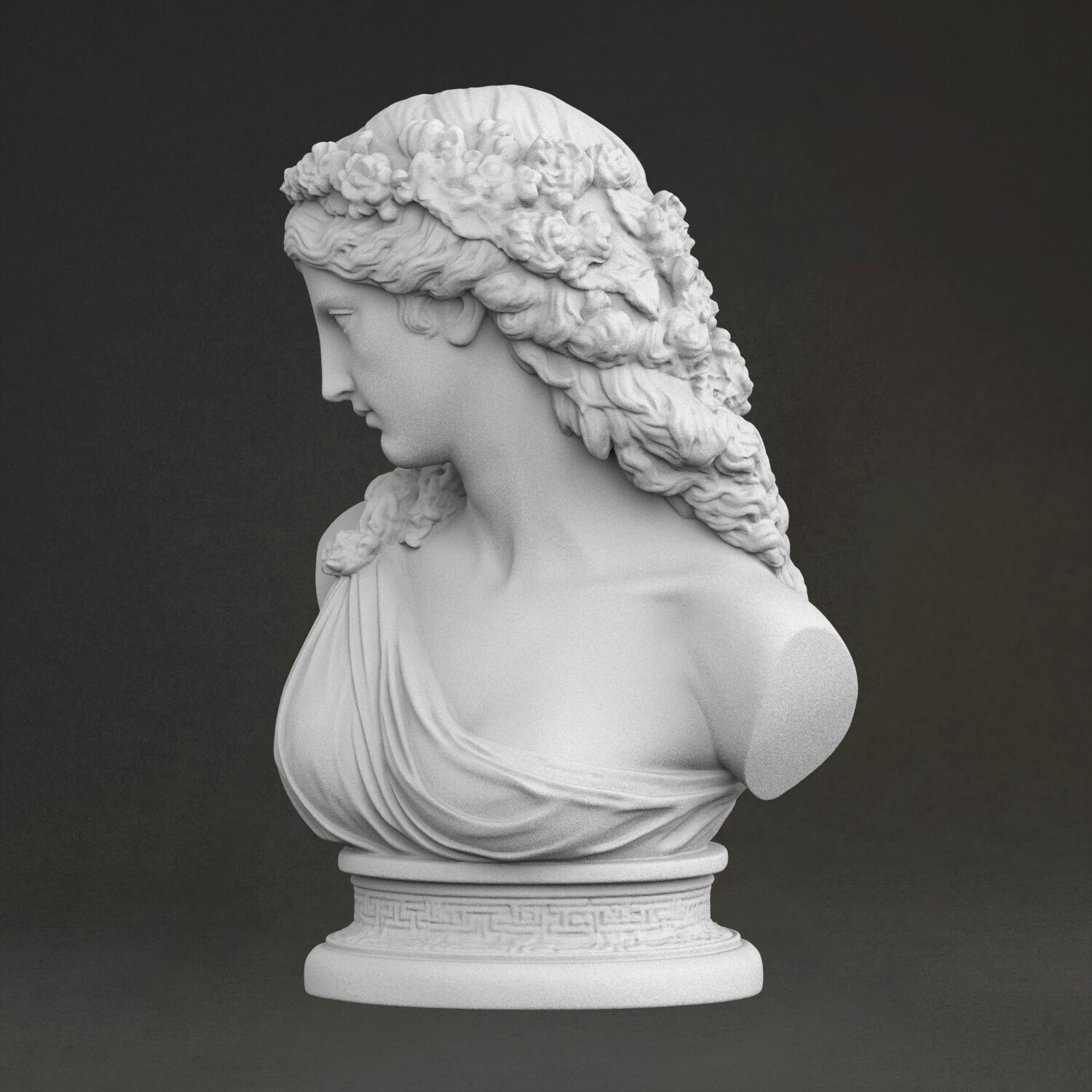 'Bust of Ariadne' Sculpture, 3 - 3D Printing Resin 评论和价格