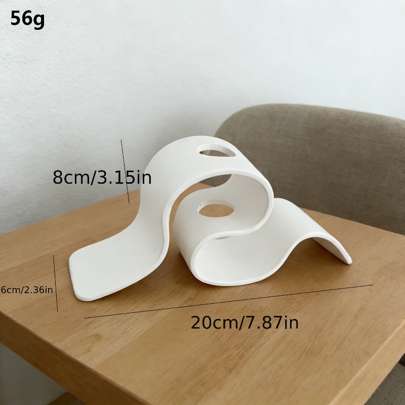 1pc Modern Minimalist Curved 3 - 3D Printing Vase 评论和价格