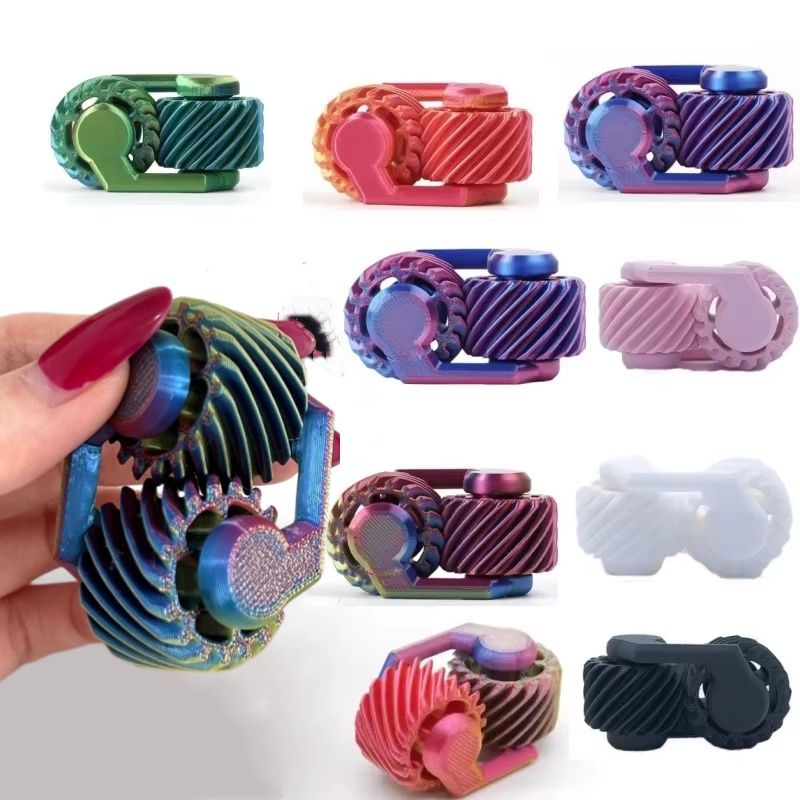 1PCS 3D Printed Fidget Spinner - 3D Printing Gears 评论和价格